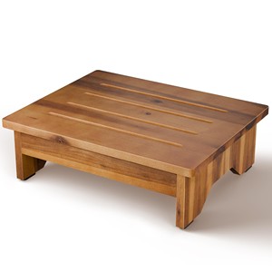 เก้าอี้ไม้กระถินณรงค์แบบเรียบง่าย ทำด้วยมือ พร้อมลายสลักช้าง - ขายส่ง - Product Image 2
