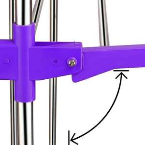 Stainless Steel <b>Clothes</b> <b>Drying</b> <b>Rack</b> <b>Foldable</b> Four Layers Round Standing Laundry Stand Heavy Duty Balcony Organizer Unit - Product Image 6