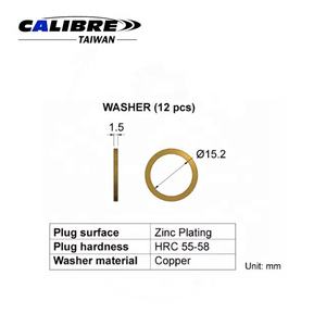 Kit de réparation de filetage pour bouchon de vidange d'huile moteur TAIWAN CALIBRE M15 X P1.5, avec taraud SKS3 1015 - Product Image 6