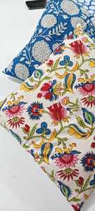 Funda de Cojín Floral con Estampado Artesanal, Funda de Almohada Cuadrada con Cierre Trasero, Algodón, Decoración para el Hogar y Hoteles, Precio al por Mayor - Product Image 3