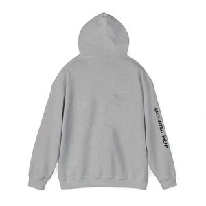 Sweat à capuche homme coupe classique avec impression en relief, en molleton premium et coton, style streetwear décontracté - Product Image 4