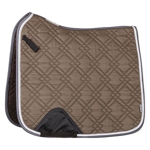 Quilted Saddle Pad Set Navy Brown Sky Blue Breathable Durable Eco-Friendly Customizable Size All Seasons Horse Accessories - Product Image 2