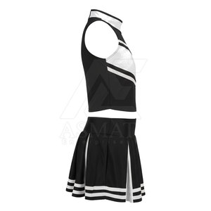 ชุดเชียร์ลีดเดอร์ขายส่งจากโรงงาน เสื้อครอปท็อป กระโปรงจีบ สำหรับฝึกซ้อมและแข่งขัน - Product Image 5