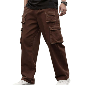 <b>Mens</b> Casual Cargo <b>Trousers</b> Multi Pocket Functional Utility Pants Custom Size Color Logo Wholesale OEM ODM Apparel Supplier - Product Image 1