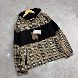 Chaqueta Casual de Otoño para Hombre, Estilo Urbano, con Estampado de Letras, Cierre de Cremallera, Procesamiento con Adhesivo - Product Image 4