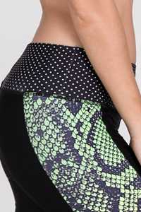 Leggings de yoga taille haute pour femmes, longueur intégrale, imprimés, avec bande latérale, en Spandex/Nylon, extensibles dans quatre directions, taille élastique, légers, 220g - Product Image 2