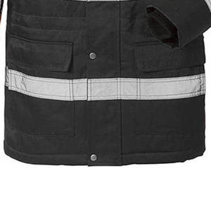 Ensemble veste et pantalon de travail imperméable haute visibilité de qualité supérieure, réfléchissant, jaune fluo, logo personnalisé, ANSI Classe 1, pour homme - Product Image 5