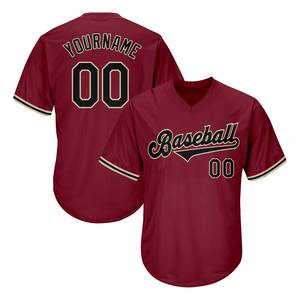Maillot de baseball en gros, design entièrement sublimé en noir, logo personnalisé pour uniforme d'équipe, qualité supérieure, toutes tailles disponibles - Product Image 6