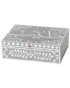Caja de Almacenamiento de Joyas Hecha a Mano con Madreperla, Diseño Decorativo, Organizador de Recuerdos, Caja de Regalo para Uso Decorativo en el Hogar - Product Image 5