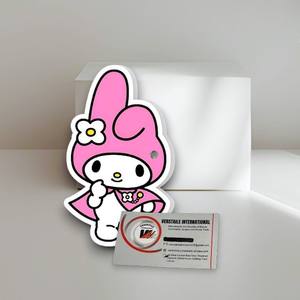 Nuevas Placas Magnéticas de Acrílico con Diseño de Hello Kitty y Flores para Extensiones de Pestañas, Marca Privada Twizer, con Forma de Corazón y Diamante - Product Image 1