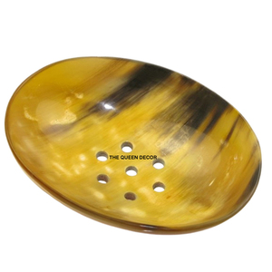 Jabonera para Cocina y Baño, Color Negro, Par de 2, Diseño Moderno de Cuerno Natural de la Mejor Calidad, Forma Ovalada - Product Image 2