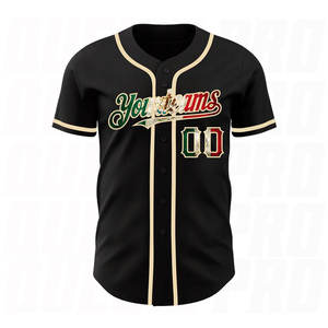 Wholesale Adults Baseball Jerseys Heat-Transfer Printed Customizable Short Sleeve Unisex Breathable Sportswear Uniform - Product Image 4
