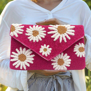 Bolso de mano tipo Potli bordado a mano de alta calidad, estilo amoroso, con bordado Zardozi antiguo, tradicional indio, para novias, festivo. - Product Image 3