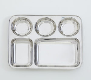 Plato de Acero Inoxidable con Separadores y Logotipo Personalizado |   Venta al por Mayor en Europa |   Precio de Fábrica |   Pedidos al por Mayor - Product Image 3