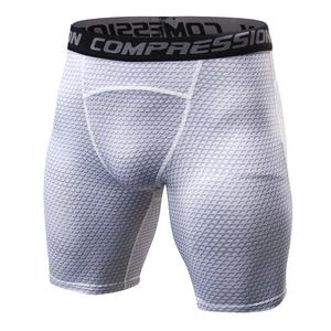 Mallas de compresión personalizadas para hombre, pantalones cortos de compresión de cintura alta, 100% poliéster, para gimnasio, Fitness, entrenamiento, correr, nuevo diseño - Product Image 5