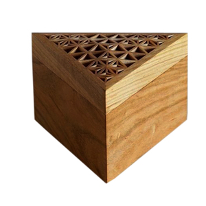 Quemador de Incienso Árabe de Lujo en Madera con Tapa Metálica, Soporte Triangular, Porta Bukhoor, Quemador de Oud, Decoración para el Hogar, Aromaterapia - Product Image 2