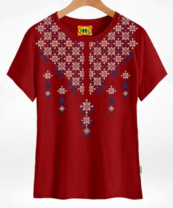 Camiseta Informal de Algodón para Mujer, Manga Corta, Transpirable, de Secado Rápido, Tejido de Punto Ecológico Teñido, 220g, Ropa de Verano - Product Image 6