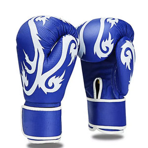 Gants de boxe jaunes en similicuir avec fermeture Velcro, équipement d'entraînement respirant, unisexe, à partir de 14 ans - Product Image 4