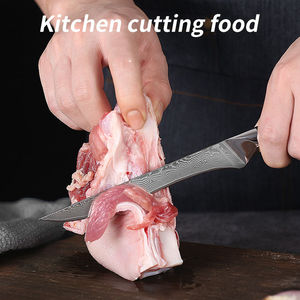 Couteaux à désosser Damas faits à la main en acier à haute teneur en carbone, couverts de cuisine professionnels, couteaux à désosser Damas pour la cuisine - Product Image 6