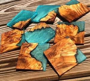 Eco Friendly Luxury <b>Coasters</b> for Tea Coffee Table Heat Resistant <b>Drink</b> <b>Coaster</b> Set for Hotels Cafes Weddings - Product Image 1