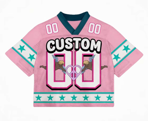 Camiseta de Fútbol Americano Retro de Malla Personalizada de Alta Calidad 2026, Estilo Oversize, Corta, Holgada, Tallas Grandes, Ropa Urbana de Verano - Product Image 1