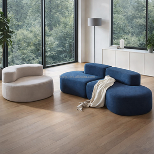 أريكة غرفة معيشة مضغوطة بالتفريغ من القماش والفوم بتصميم بدون إطار بتكلفة شحن مخفضة تصنيع حسب الطلب - Product Image 2