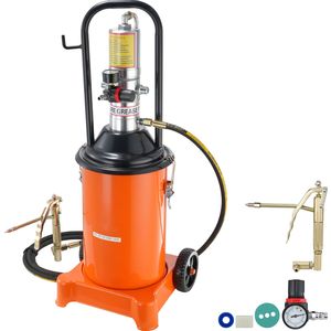 Bomba de Grasa Neumática de 12L (3 Galones) con Boquilla Manual, Manguera de Alta Presión de 13 pies, Bomba de Grasa para Cubeta, Pistola de Grasa - Product Image 1