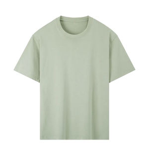 Men's Drop Shoulder Oversized <b>T</b> <b>Shirt</b> 100% Cotton Heavyweight Custom Printed Casual Tee <b>White</b> <b>T</b> <b>Shirt</b> - Product Image 1