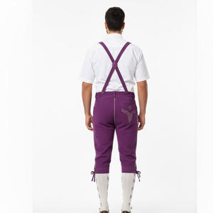 Tenue traditionnelle bavaroise pour homme – Ensemble authentique de vêtements allemands pour l'Oktoberfest avec short en cuir de qualité supérieure - Product Image 2