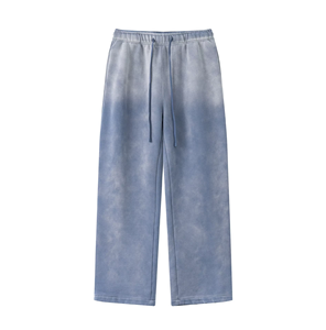 Pantalones Deportivos Anchos Rectos Esenciales para Invierno, Suaves, Forrados con Felpa de 350 g/m², con Logotipo Personalizado - Product Image 6