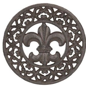 Latest Design Aluminium Floral <b>Trivet</b> Heat Resistant Metal Pad for Pan & Hotpot Protects Dining Table From Heat Damage - Product Image 4