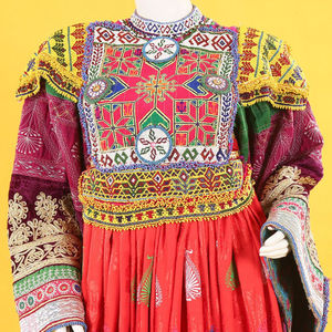 Vestidos al Estilo Afgano para Mujer al por Mayor, Diseño Casual y Simple con Bordado, Vestido Tribal Afgano con Diseño Único - Product Image 4