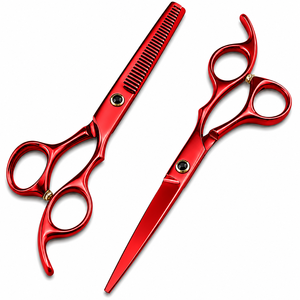 Ciseaux de coiffure professionnels de 6 pouces pour la coupe et l'éclaircissement des cheveux - Product Image 1