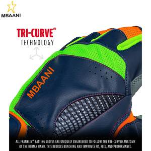 ถุงมือตีเบสบอล - ถุงมือตีเบสบอล + ซอฟต์บอล - ถุงมือตีเบสบอลแบบมีแผ่นรองสำหรับผู้ใหญ่ - หลายสี - Product Image 4