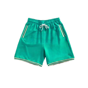 Outdoor Running <b>Three</b> <b>Quarter</b> <b>Pants</b> Lined Pockets OEM High Quality Men's Summer Shorts 100% Linen Polyester Multi Color Solid - Product Image 4