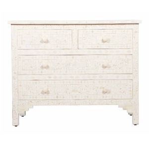 ILAHI's Bone Inlay <b>Drawer</b> Modern Design Agate Detailing <b>Storage</b> Portable Home Furniture - Product Image 5