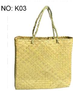 Handmade <b>Straw</b> Tote <b>Bag</b> with Two Handles Vintage Casual Style Large Capacity for Beach Parties & Travel-Women's Handbag - Product Image 4