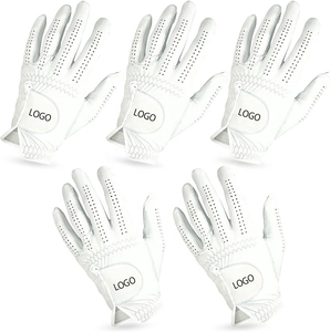 Gants de golf en cuir blanc respirants, longueur poignet, style sportif pour hommes et femmes, idéaux pour le printemps et l'été, parfaits pour le cyclisme et les activités de plein air. - Product Image 4