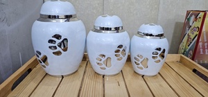 Urne funéraire écologique en laiton durable pour animaux de compagnie, style américain, capacité de 220 pouces cubes - Product Image 2