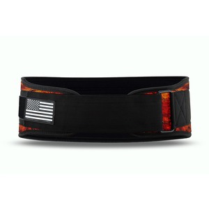 EURO SHT CO. Ceinture de musculation camouflage orange avec boucle réglable, unisexe, soutien lombaire pour entraînement de force, rembourrée en mousse EVA - Product Image 3