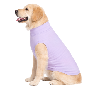 T-shirt pour chien anti-UV violet léger, protection solaire estivale, doux, extensible, respirant et rafraîchissant - Product Image 3