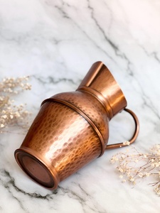 <b>Copper</b> <b>table</b> accessory <b>Copper</b> jug manufacturer <b>Copper</b> jug supplier <b>Copper</b> jug exporter <b>Copper</b> jug wholesaler <b>Copper</b> jug bulk - Product Image 2