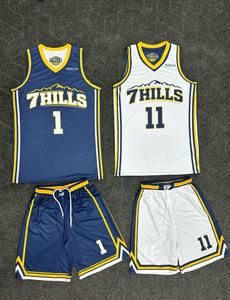 Uniformes de Baloncesto Personalizados Premium para Hombre y Mujer, Pantalones Cortos Deportivos, Ropa con Impresión Personalizada, Conjunto de Camisetas y Pantalones Cortos de Baloncesto - Product Image 6