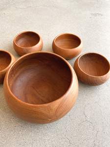 Tazón de Madera de Acacia para Postres de Boda y Catering, Tazón de Madera Ecológico de Venta Caliente, Tazón Pequeño de Madera Antiguo para Sopa, Arroz y Alimentos - Product Image 6