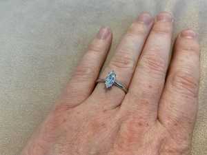 Sparkly Moissanite 2CT Marquise Cut Diamond <b>Solitaire</b> <b>Ring</b> For Women's original 925 <b>Silver</b> You and Me Promise Gift For Lovers - Product Image 6