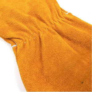 Gants de soudage industriels chauffants de qualité supérieure, résistants au feu, en cuir personnalisé pour le travail et la soudure - Product Image 6