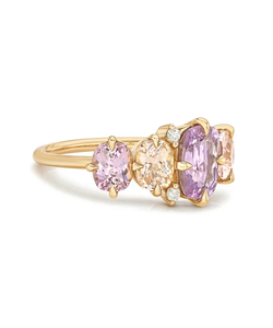 Anillo de diamante cultivado en laboratorio de 3 quilates con corte cojín, ligero, estilo único, anillos de compromiso de oro de 14 quilates - Product Image 2