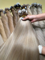 Extensions de cheveux naturels ondulés bruts du Cambodge, super double drawn, double trame machine, non traités, Remy, pour salon