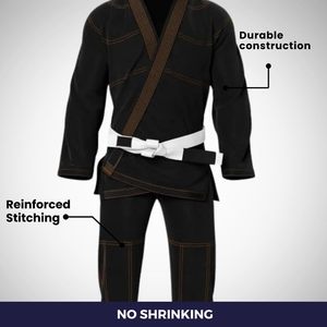 ชุดยูโด BJJ ผ้าฝ้ายพรีเมียม ทอลายเพิร์ลวีฟ ปักโลโก้ได้ตามต้องการ ระบายอากาศได้ดี น้ำหนักเบา ทนทาน เหมาะสำหรับการฝึกซ้อม สำหรับผู้ชายและผู้หญิง - Product Image 2