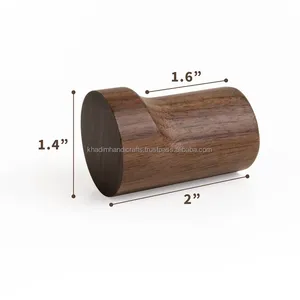 "Rustic Acacia Wood Wall Hook, Uniquely Shaped Vintage-Style Natural Hook <b>for</b> <b>Clothing</b> & Stylish Home Decor" - Product Image 4